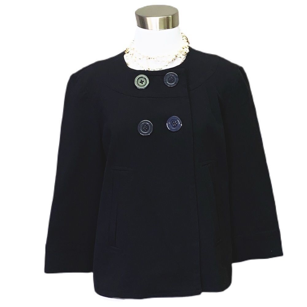 Larry Levine crop swing coat